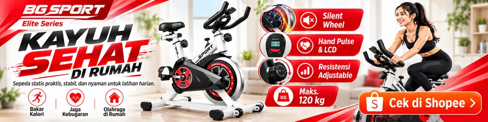 BG SPORT Sepeda Statis Spine Bike Model Elite