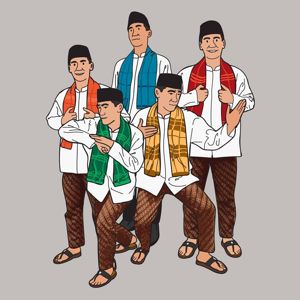 5 Model Baju Koko Pria dan Anak-Anak Lengkap Dengan Bahan Yang Bisa