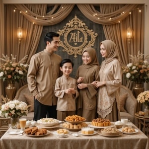 Tema Baju Lebaran Keluarga Tema Baju Lebaran Keluarga