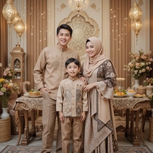 Tema Baju Lebaran Keluarga