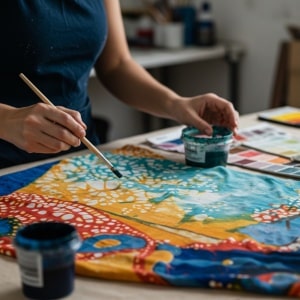 Jejak Warna Dalam Batik Modern Jejak Warna Dalam Batik Modern
