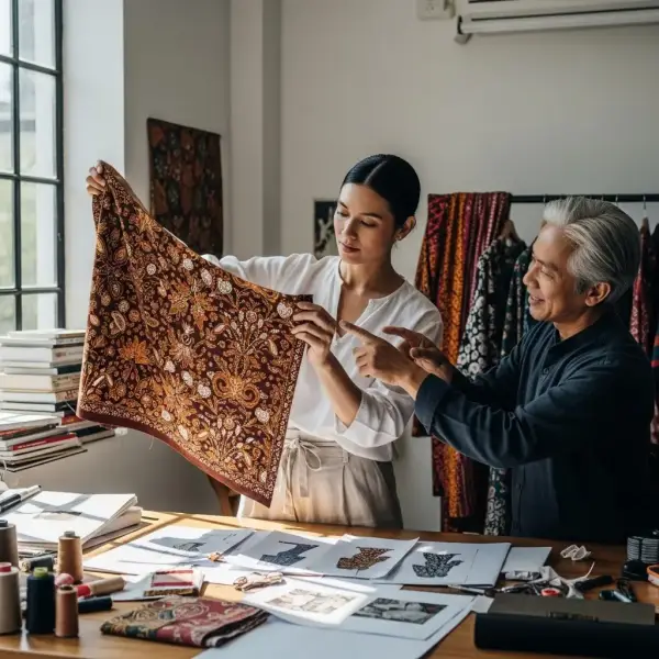 kolaborasi pengrajin lokal dalam desain cultural couture yang etis dan berbasis riset budaya