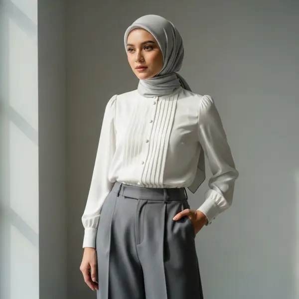 inspirasi outfit hijab yang rapi dan cocok untuk berbagai acara formal