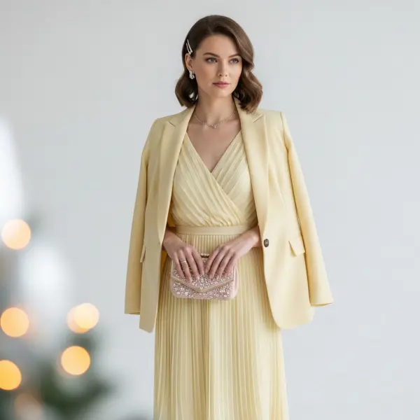 rekomendasi outfit tamu undangan pernikahan yang sopan dan elegan