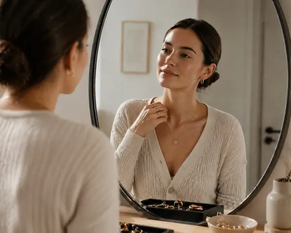 self purchase jewelry trend woman buying everyday jewelry for herself