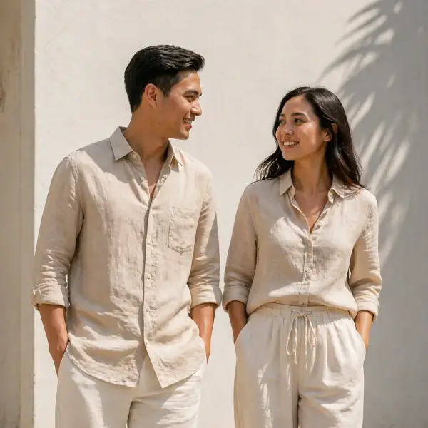 tekstur kain linen yang breathable dan adem untuk pakaian cuaca panas tekstur kain linen yang breathable dan adem untuk pakaian cuaca panas
