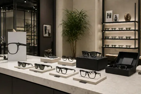 fashion brand launching smart eyewear product collection modern retail