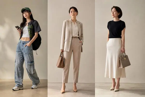 comparison of gen z millennial and mature fashion consumers with different styling preferences