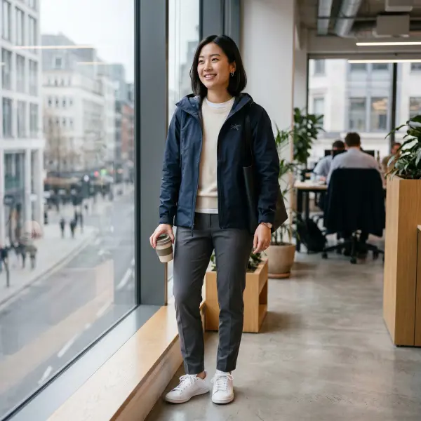 jaket water resistant nyaman untuk kerja, kuliah, dan aktivitas harian saat musim hujan