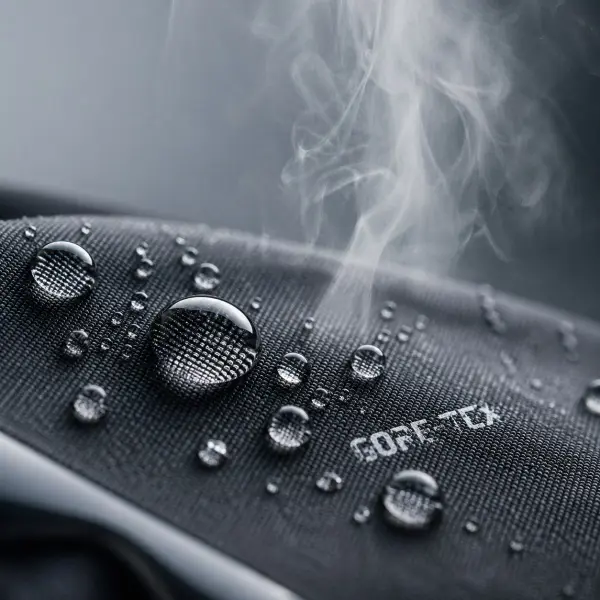 cara kerja gore-tex menahan air tetapi tetap mengeluarkan uap panas tubuh