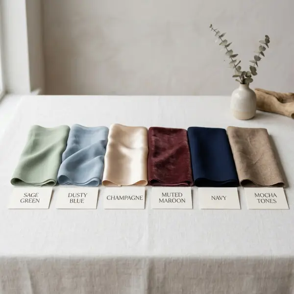 palet warna outfit kondangan elegan dengan tone lembut modern palet warna outfit kondangan elegan dengan tone lembut modern