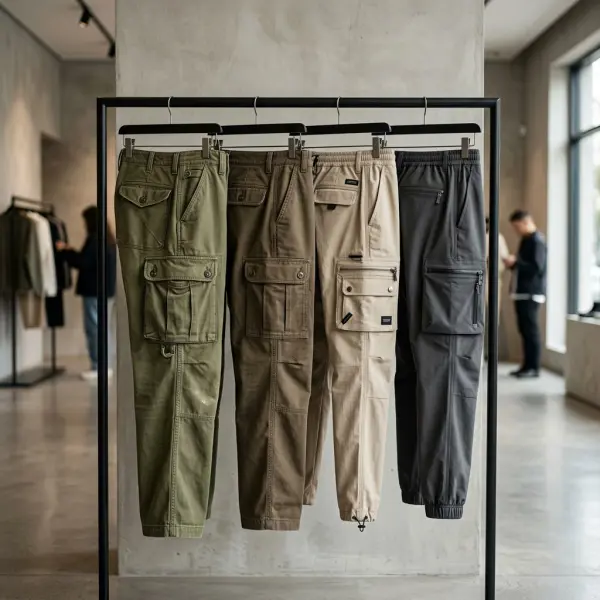 Evolusi celana cargo dari gaya militer menjadi fashion streetwear modern Evolusi celana cargo dari gaya militer menjadi fashion streetwear modern