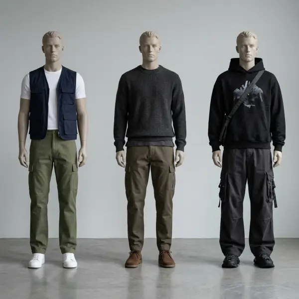 Perbandingan fit cargo pants yang rapi untuk penggunaan harian