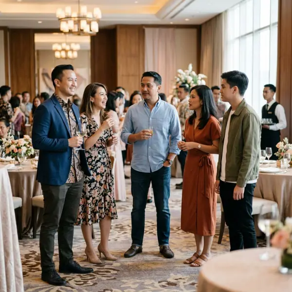 Situasi acara dengan interpretasi dress code berbeda Situasi acara dengan interpretasi dress code berbeda