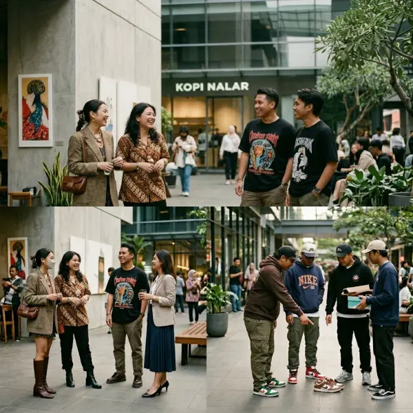 Berbagai komunitas dengan standar fashion berbeda Berbagai komunitas dengan standar fashion berbeda