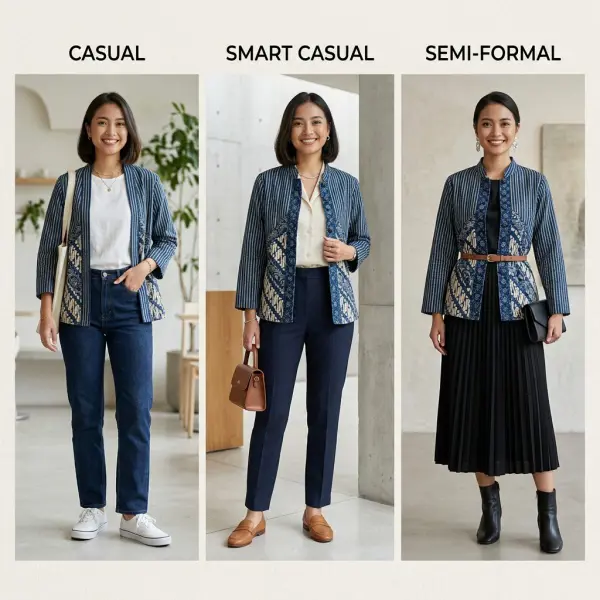 Fashion brand menunjukkan styling outfit fleksibel untuk berbagai acara Fashion brand menunjukkan styling outfit fleksibel untuk berbagai acara