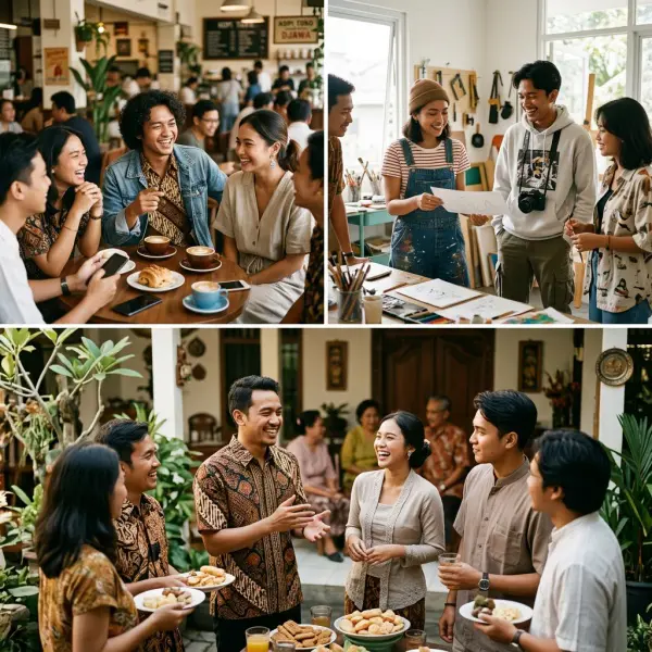 Perbedaan outfit berdasarkan lingkungan pertemanan di Indonesia Perbedaan outfit berdasarkan lingkungan pertemanan di Indonesia