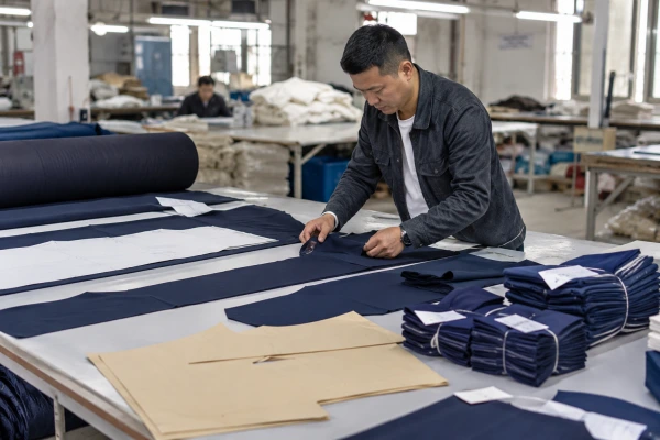 Cutting inspection for garment panels before sewing production