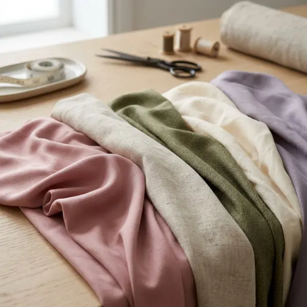 close-up bahan fashion muslim yang jatuh rapi dan memberi kesan ringan