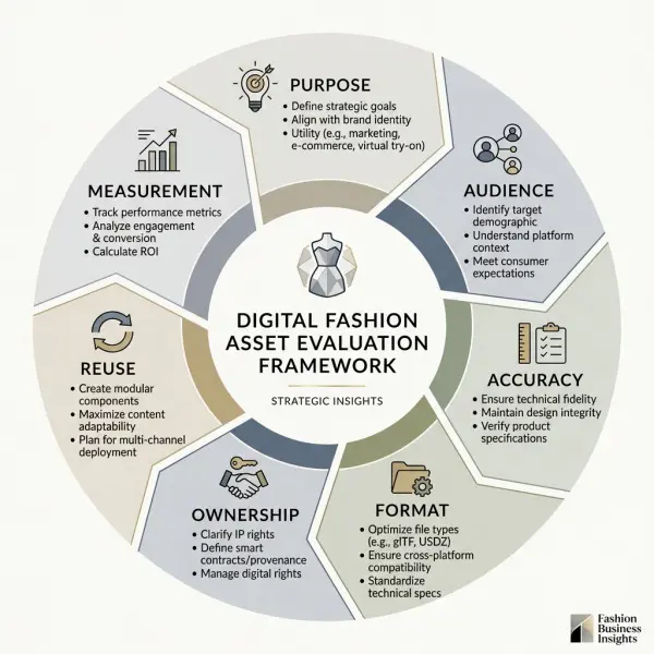 Strategic framework for evaluating digital fashion asset investments Strategic framework for evaluating digital fashion asset investments