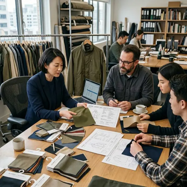 tim sourcing tekstil mengevaluasi utility fabric untuk pengembangan produk apparel tim sourcing tekstil mengevaluasi utility fabric untuk pengembangan produk apparel