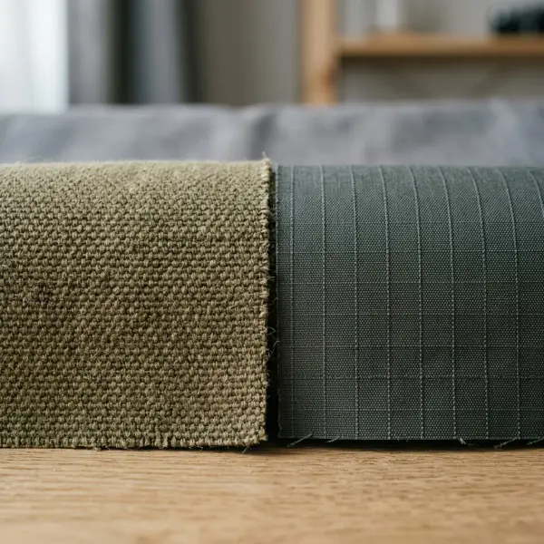 tekstur utility fabric dengan konstruksi kuat untuk kebutuhan apparel fungsional