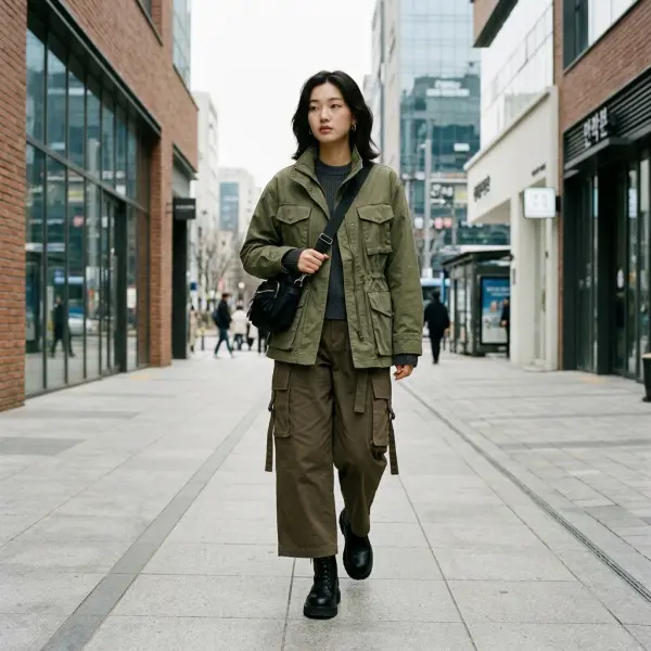 koleksi fashion utilitarian modern menggunakan utility fabric koleksi fashion utilitarian modern menggunakan utility fabric