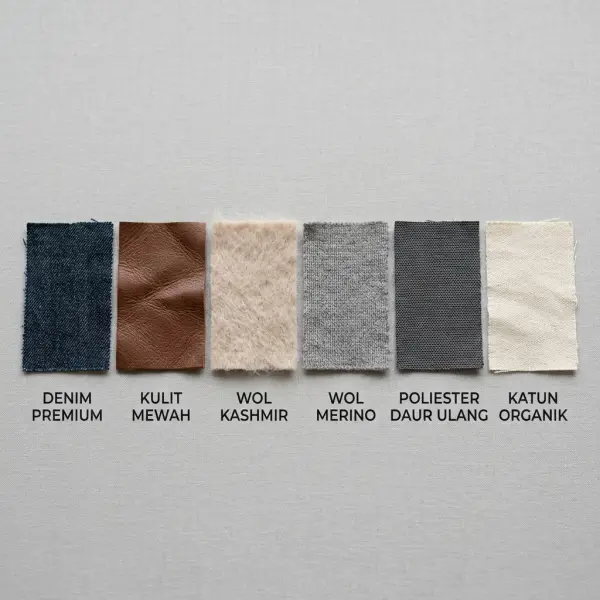 Perbandingan berbagai material yang menjadi identitas brand fashion dunia Perbandingan berbagai material yang menjadi identitas brand fashion dunia