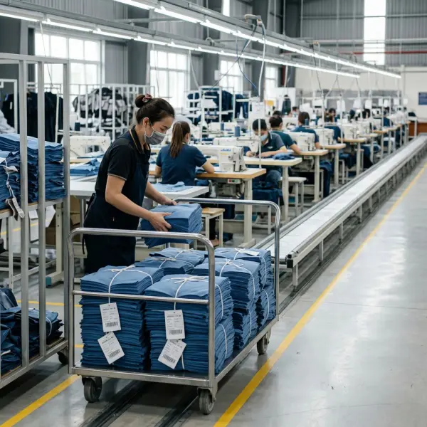 garment factory work-in-progress control between cutting sewing and finishing garment factory work-in-progress control between cutting sewing and finishing
