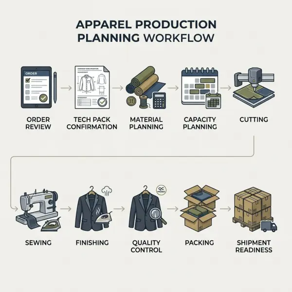 garment production planning workflow from order review to shipment garment production planning workflow from order review to shipment