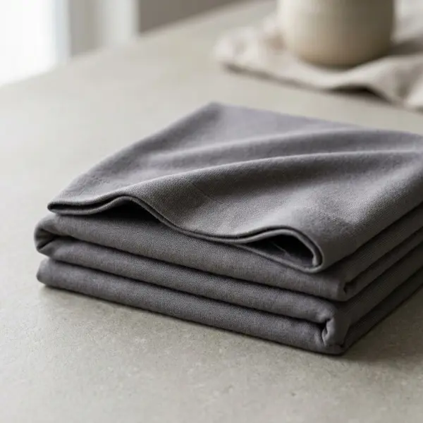 Close-up tekstur kain modal yang lembut untuk loungewear premium