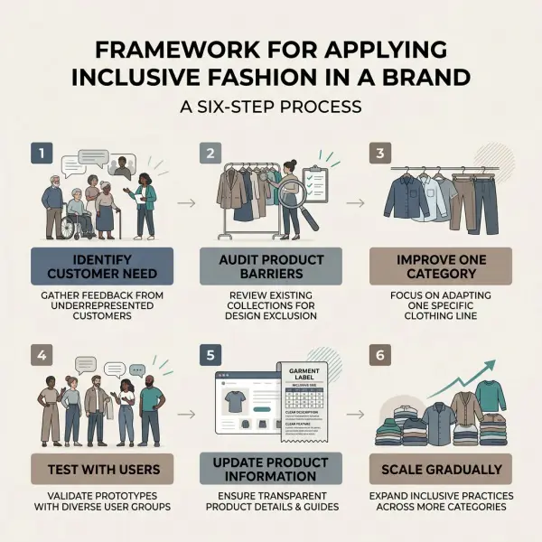 Inclusive fashion business roadmap for product, fit, retail, and customer feedback Inclusive fashion business roadmap for product, fit, retail, and customer feedback