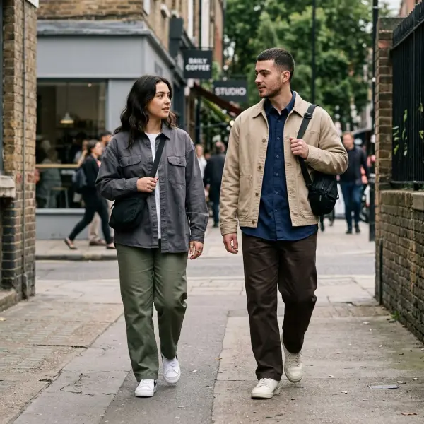 Unisex streetwear styling with relaxed silhouettes and versatile wardrobe pieces Unisex streetwear styling with relaxed silhouettes and versatile wardrobe pieces