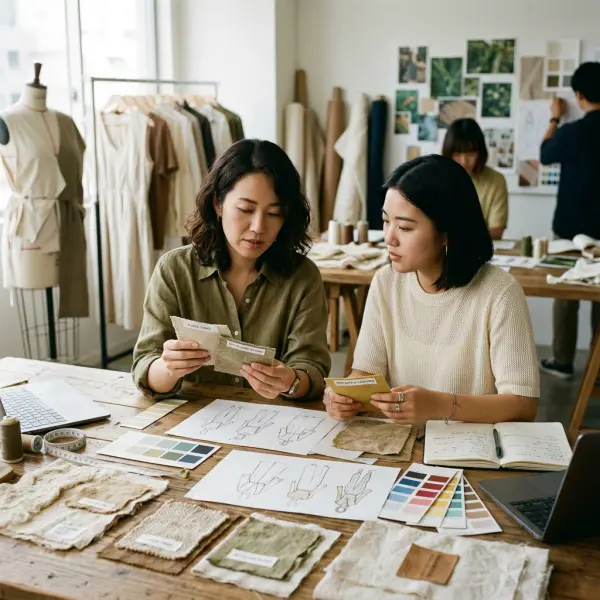 Proses pengembangan produk fashion menggunakan berbagai jenis bio-based textile Proses pengembangan produk fashion menggunakan berbagai jenis bio-based textile