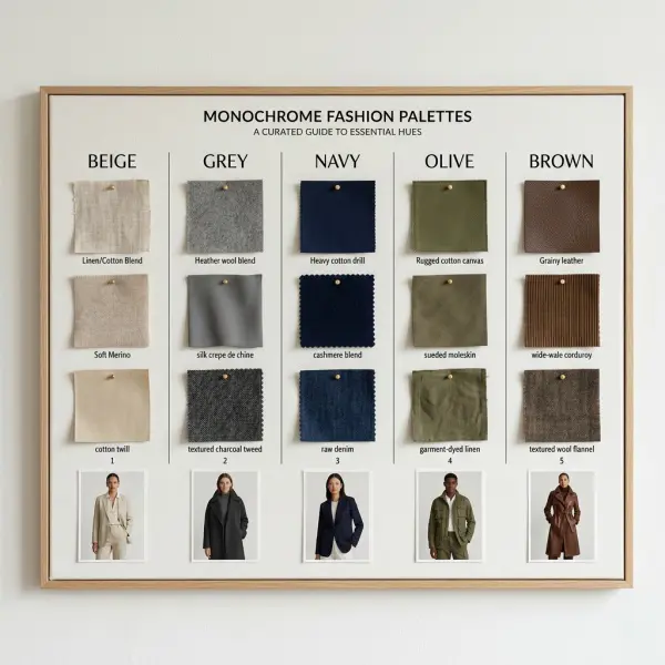 Kombinasi warna monokrom bernuansa netral untuk outfit wanita petite Kombinasi warna monokrom bernuansa netral untuk outfit wanita petite