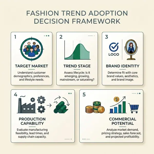 Kerangka evaluasi sebelum brand mengikuti tren fashion baru