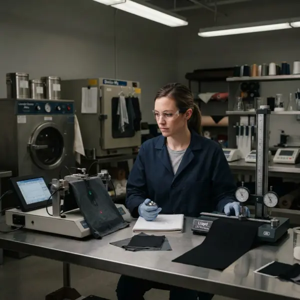 Sportswear fabric testing and quality control for breathable quick-dry apparel