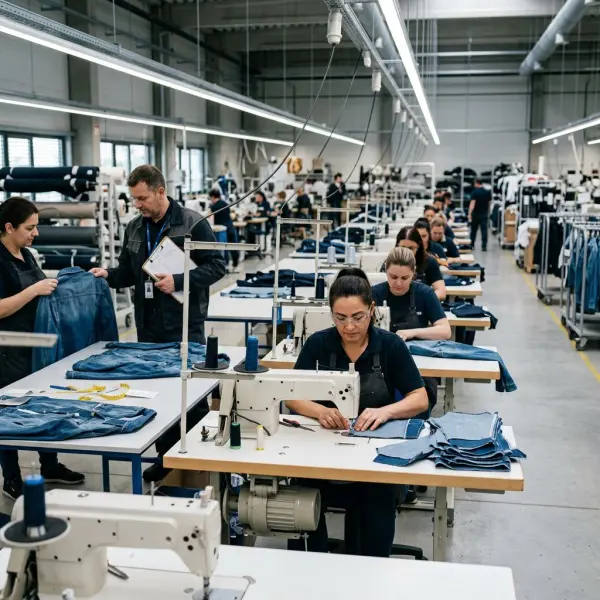Sewing operators working on garment construction that affects apparel labor cost Sewing operators working on garment construction that affects apparel labor cost