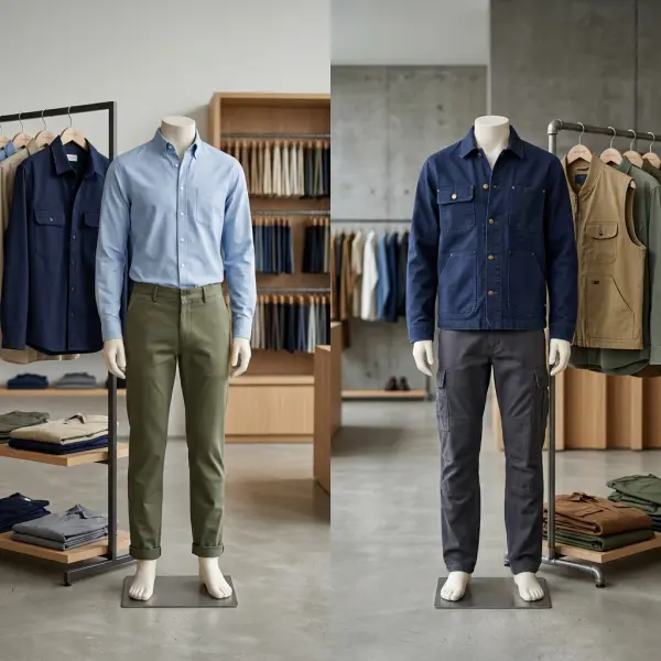 Perbandingan penggunaan katun twill dan katun drill pada berbagai jenis pakaian Perbandingan penggunaan katun twill dan katun drill pada berbagai jenis pakaian