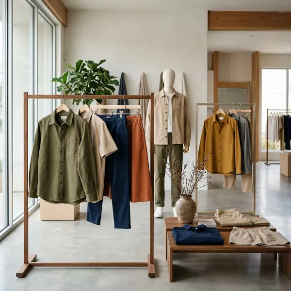 Koleksi pakaian kasual berbahan katun twill Koleksi pakaian kasual berbahan katun twill