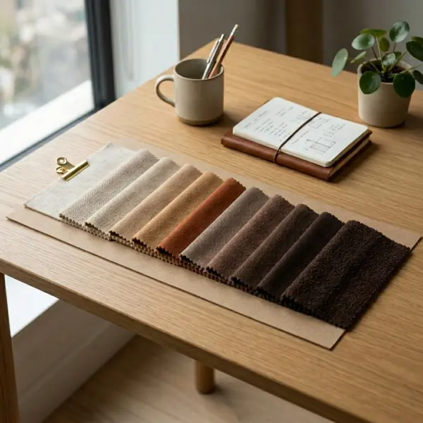 Kombinasi berbagai warna earth tone yang menunjukkan keseimbangan antara warna terang dan gelap Kombinasi berbagai warna earth tone yang menunjukkan keseimbangan antara warna terang dan gelap