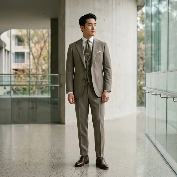 Inspirasi outfit formal menggunakan kombinasi warna earth tone yang elegan Inspirasi outfit formal menggunakan kombinasi warna earth tone yang elegan
