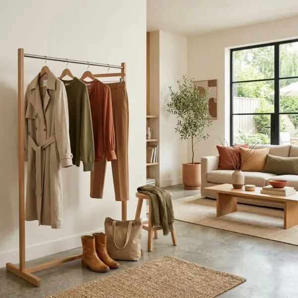 Berbagai inspirasi penggunaan warna earth tone pada fashion dan interior bergaya modern
