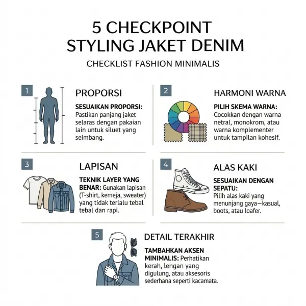 Checklist sederhana sebelum menggunakan denim jacket