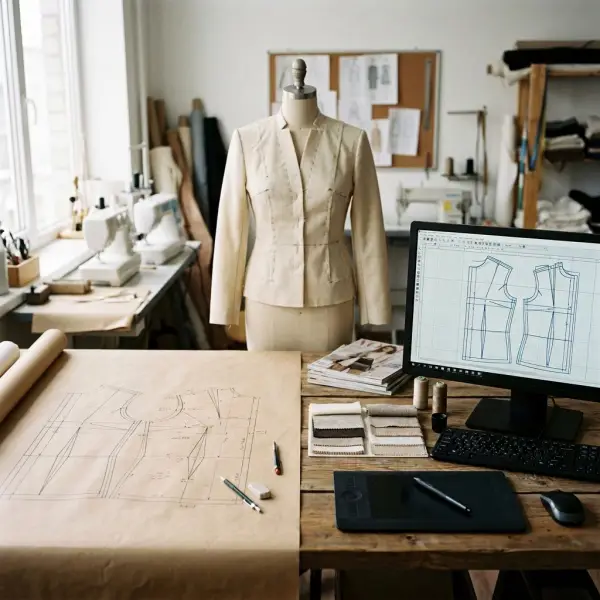 Manual and digital pattern making tools used in garment development Manual and digital pattern making tools used in garment development