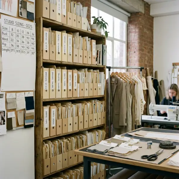 Organized pattern block library for fashion product development