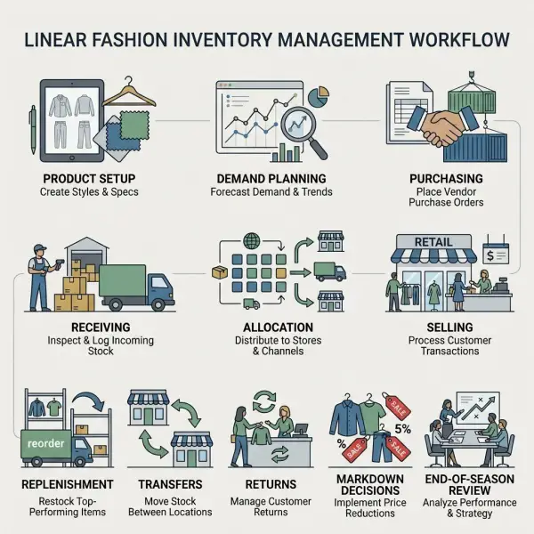 Fashion inventory management workflow from product planning to end-of-season review Fashion inventory management workflow from product planning to end-of-season review
