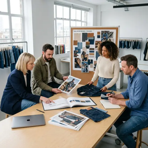 Tim kreatif mengembangkan identitas merek fashion global melalui konsep kampanye yang konsisten Tim kreatif mengembangkan identitas merek fashion global melalui konsep kampanye yang konsisten
