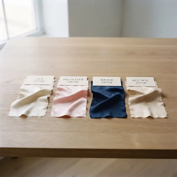 Berbagai jenis kain satin berdasarkan material penyusunnya Berbagai jenis kain satin berdasarkan material penyusunnya