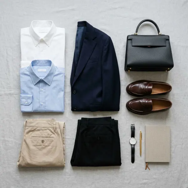 Koleksi capsule wardrobe untuk pakaian kerja profesional Koleksi capsule wardrobe untuk pakaian kerja profesional